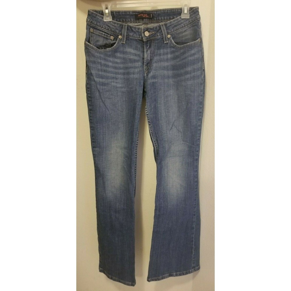 Levi's 528 curvy cut medium wash jeans junior's size 13
